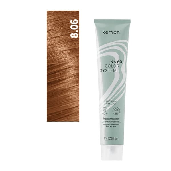 Nayo Hair Color 50ML - 8.06 - Light Natural Mahogany Blonde