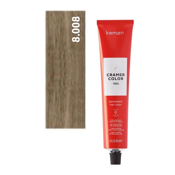 Cramer Hair Color Tube 100ml 8.008 - Light Super Natural Nordic Blonde