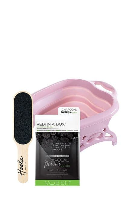 Vibe Professional & Voesh Charcoal Pedi Set