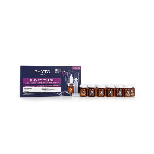 PhytoCyane Anti-Hair Loss Treatment Progressive Hair Loss 12x5ml