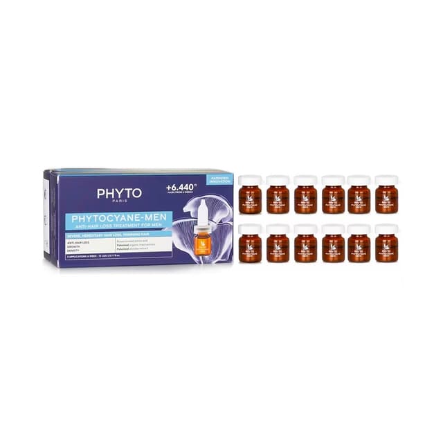 Phytocyane Men Progressive Hair Loss Treatment Ampoules12 x 3.5ml