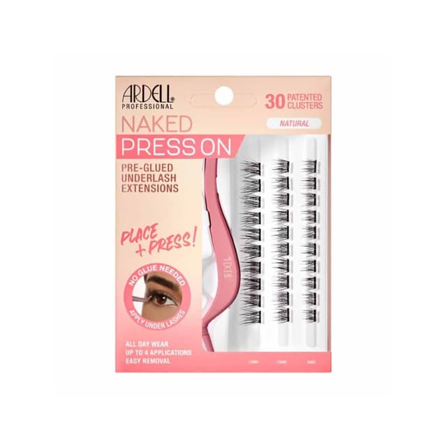 Naked 30 Pre-glued Press On Underlash Extensions - Natural