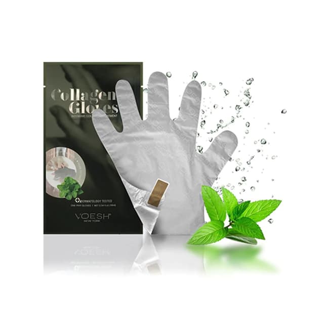 Collagen Gloves- Mint + Botanical Extracts